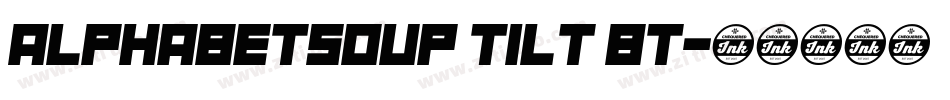AlphabetSoup Tilt BT字体转换